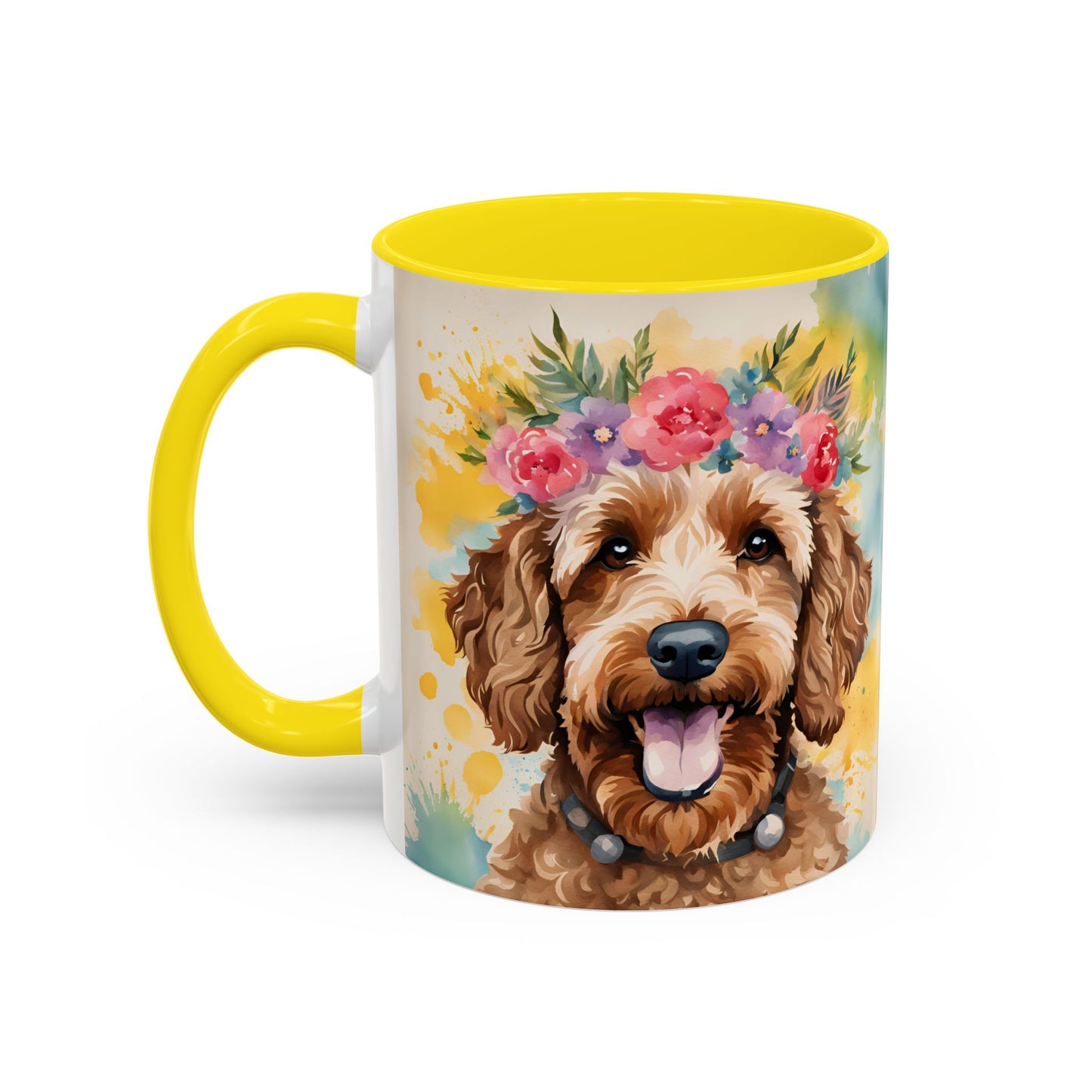 Cockapoo 04 Accent Coffee Mug - Dog Lover Gift