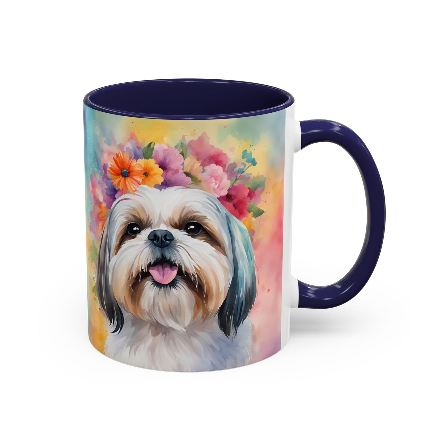 Shih Tzu 01 Accent Coffee Mug - Dog Lover Gift