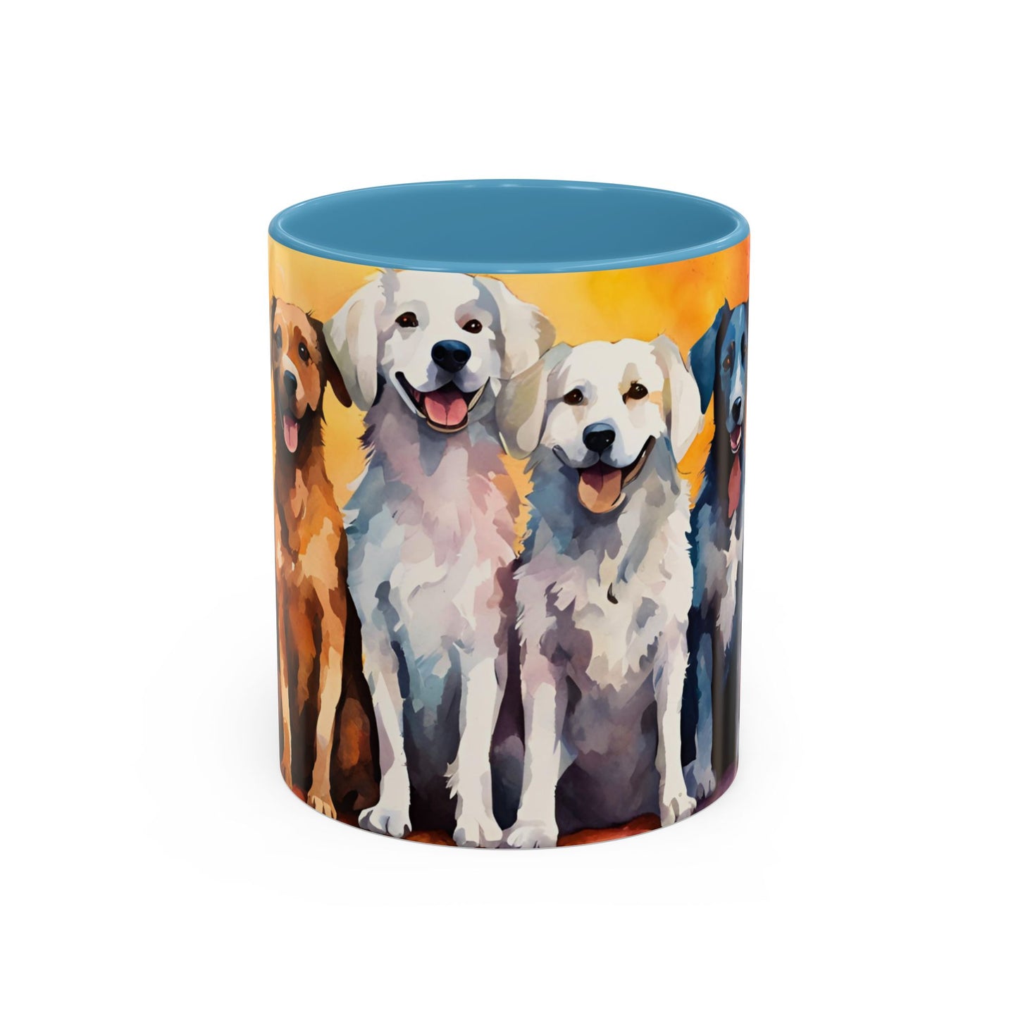 Multicoloured Doggies 07 Accent Mug 11oz