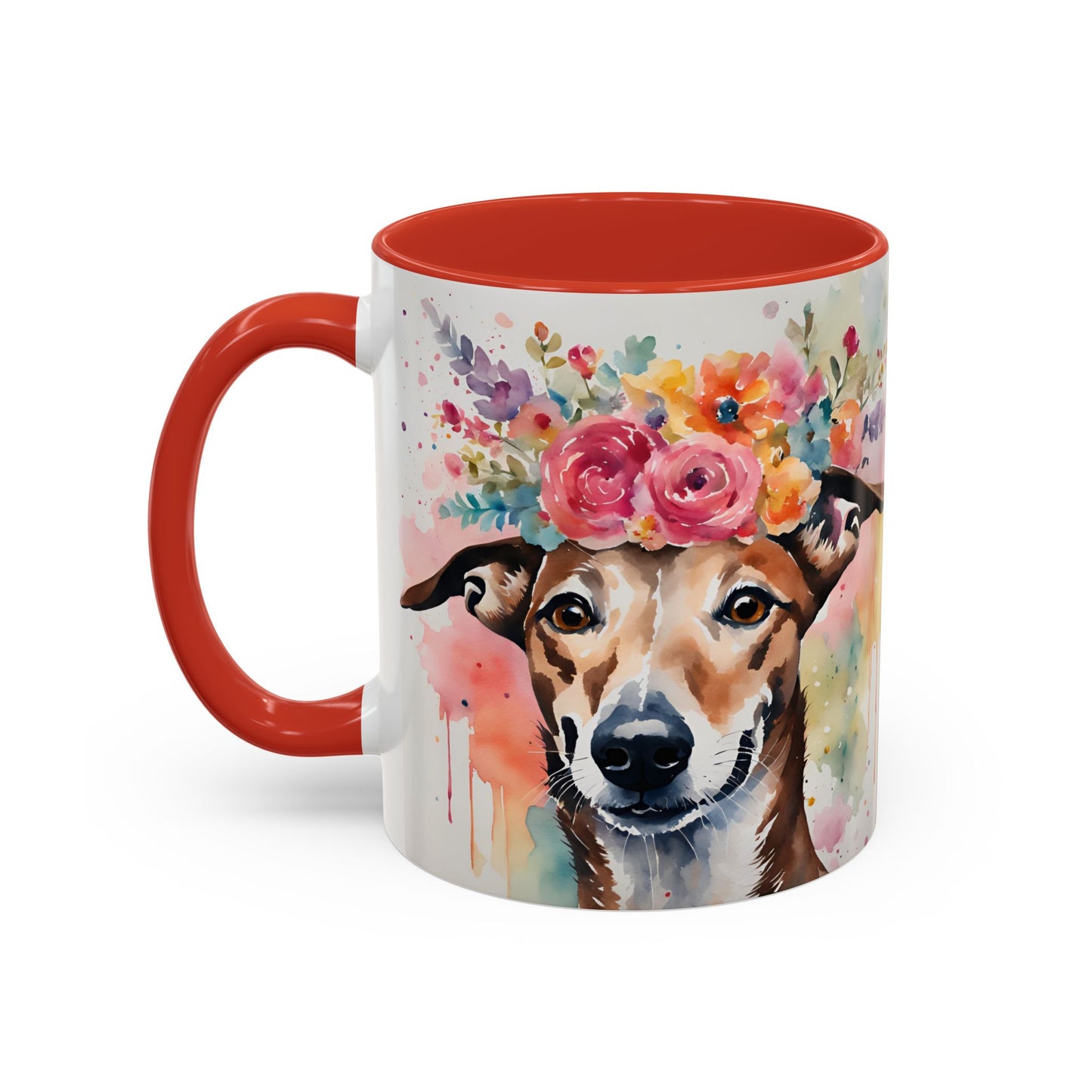 Greyhound 01 Accent Coffee Mug - Dog Lover Gift