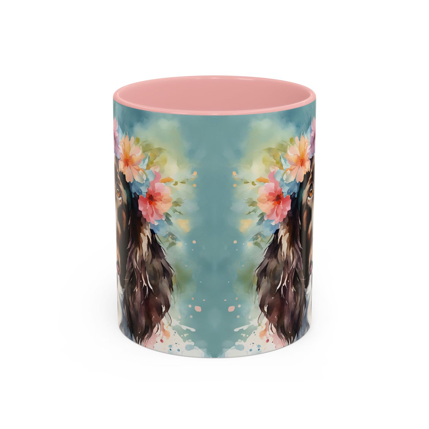 Springer Spaniel 04 Accent Coffee Mug - Dog Lover Gift