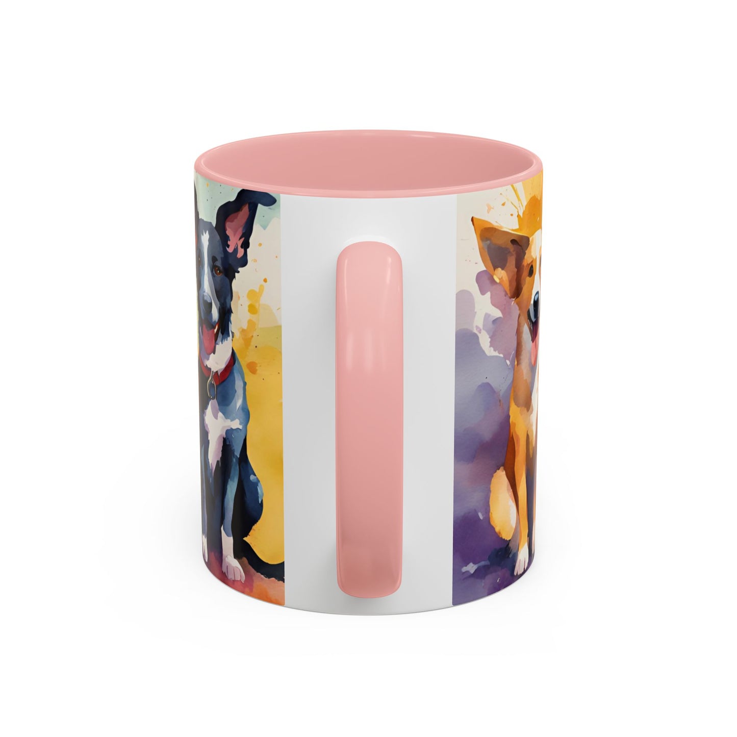Multicoloured Doggies 11 Accent Mug 11oz