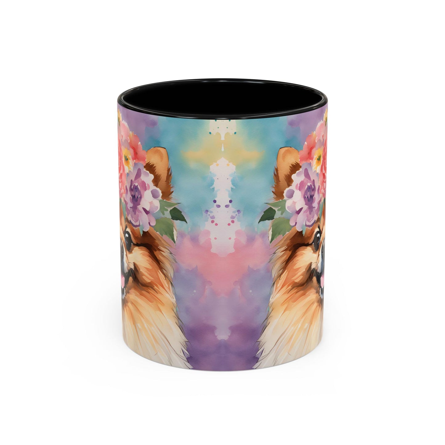 Pomeranian 01 Accent Coffee Mug - Dog Lover Gift