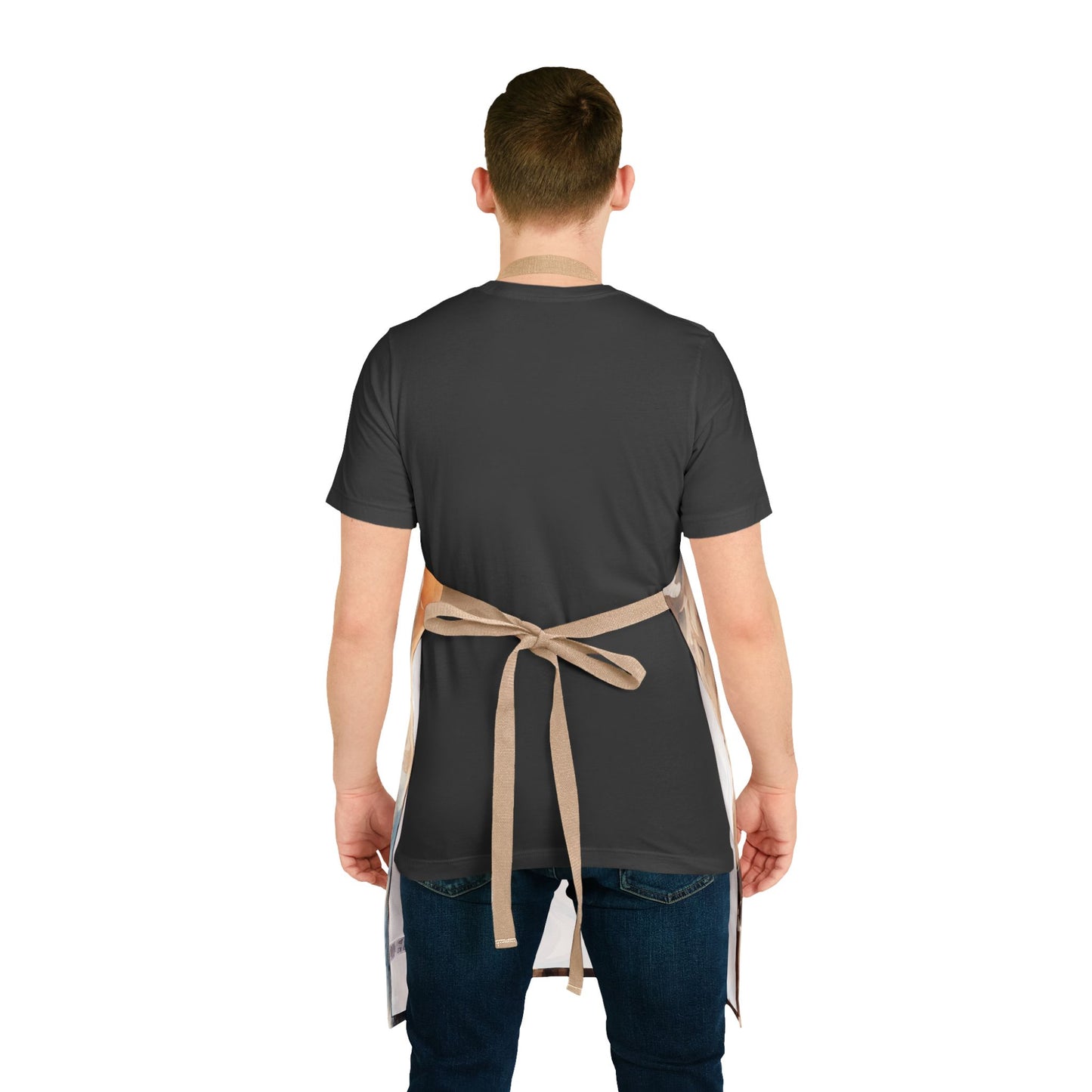 Apricot Cocker Spaniel Adult Apron (AOP)
