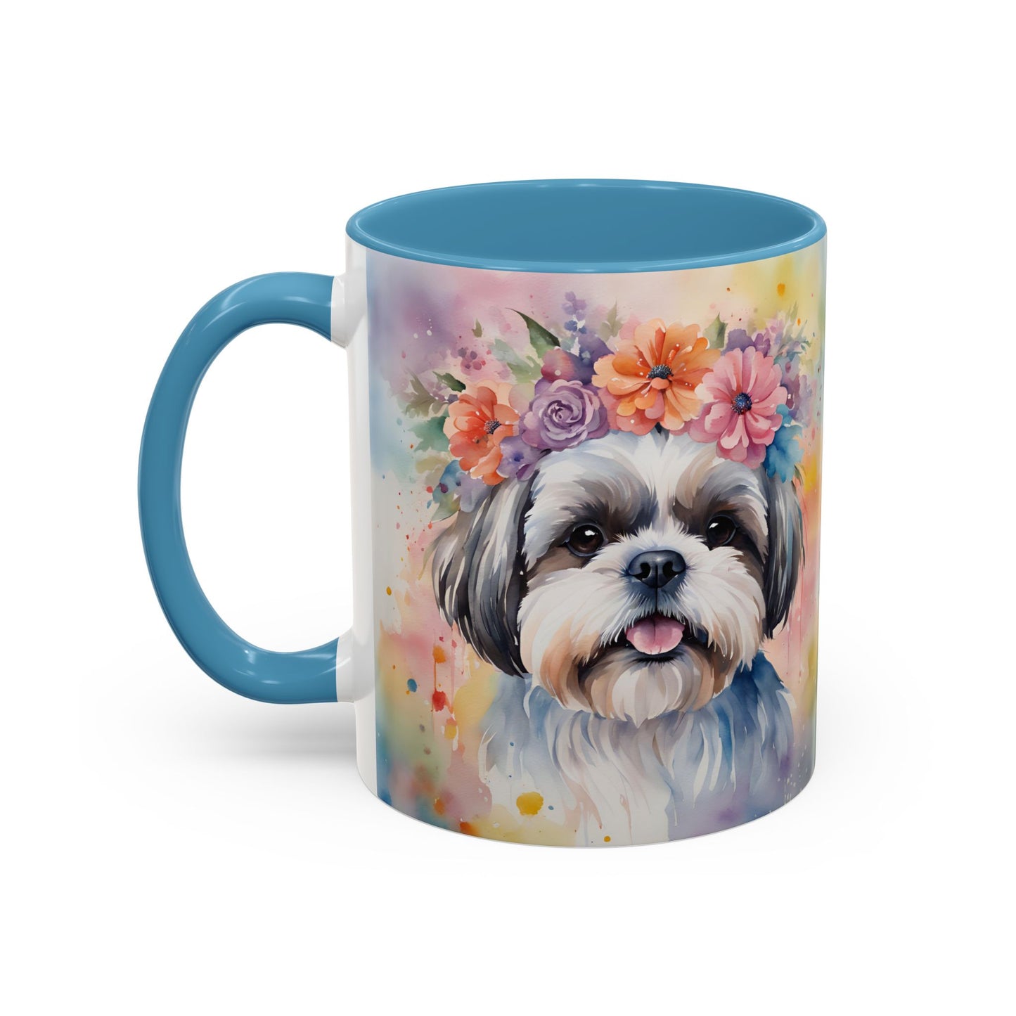Shih Tzu 04 Accent Coffee Mug - Dog Lover Gift