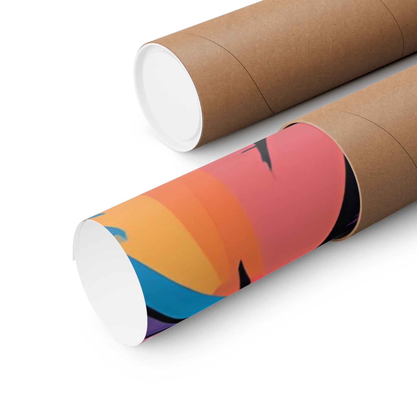 Multicolored Dachshund 02 Matte Vertical Poster