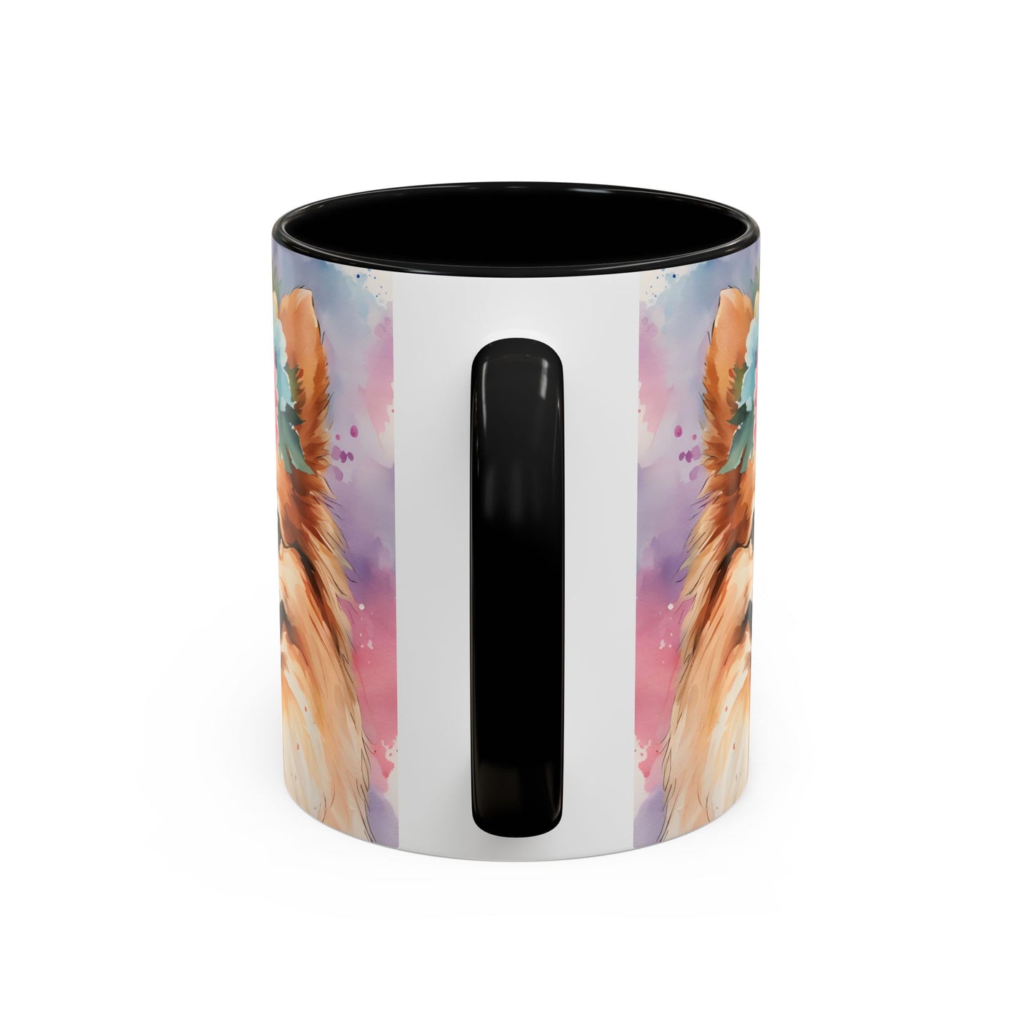 Pomeranian 01 Accent Coffee Mug - Dog Lover Gift