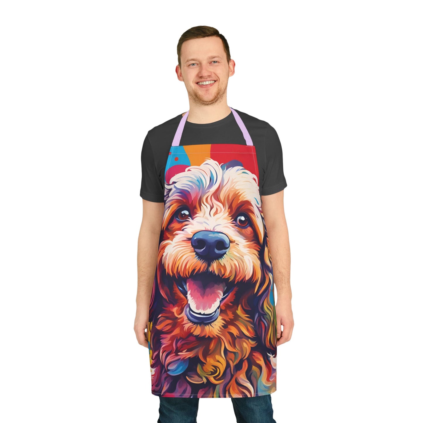 Multi cockerpoo Adult Apron (AOP)