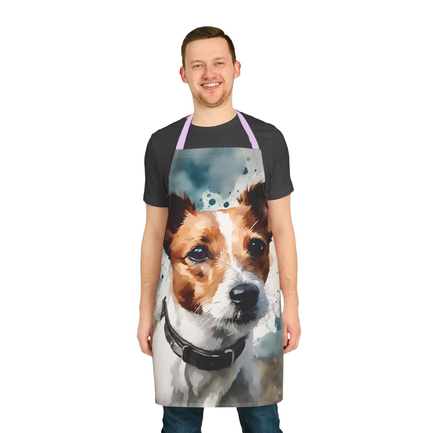 Jack Russell 01 Adult Apron (AOP)
