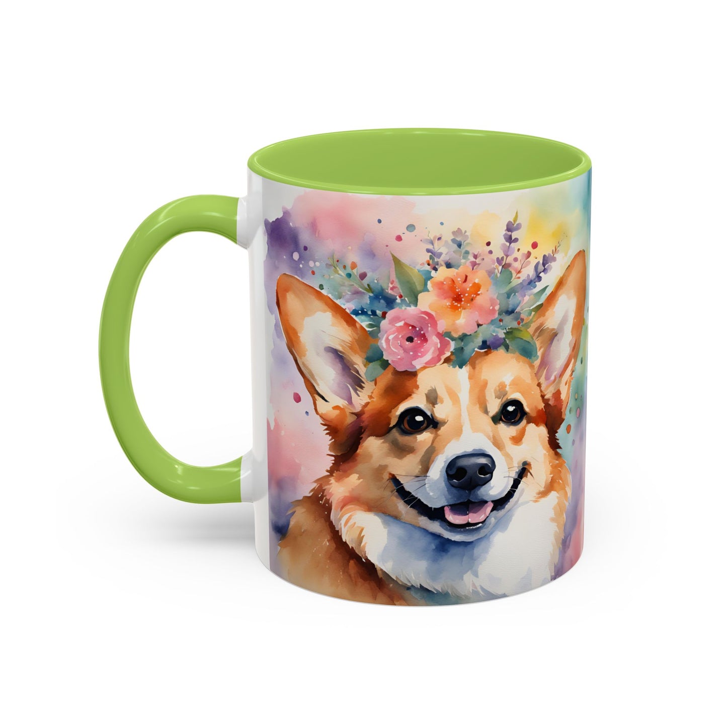 Corgi 04 Accent Coffee Mug - Dog Lover Gift