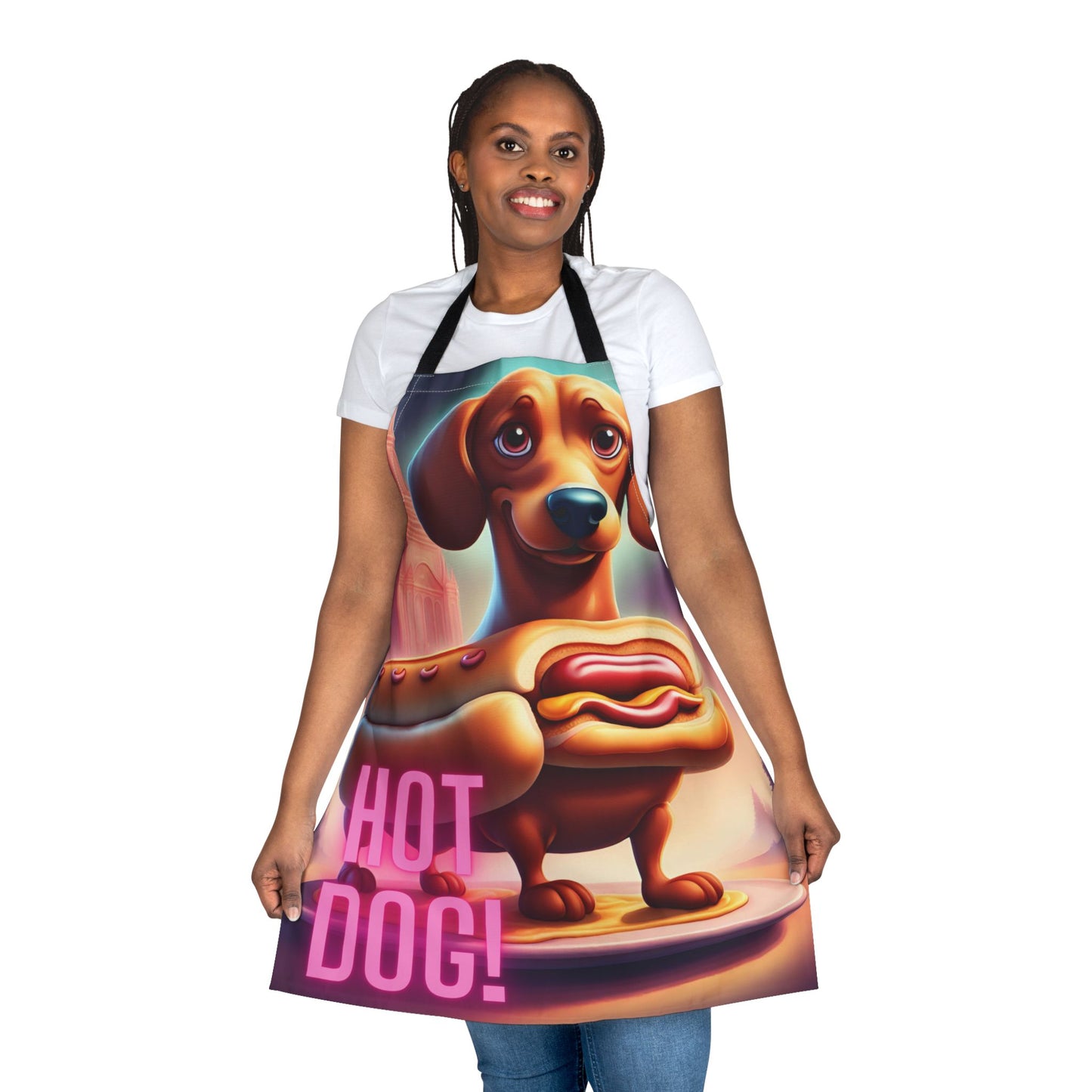 Hot Dog 2 Apron, 5 Color Straps (AOP)