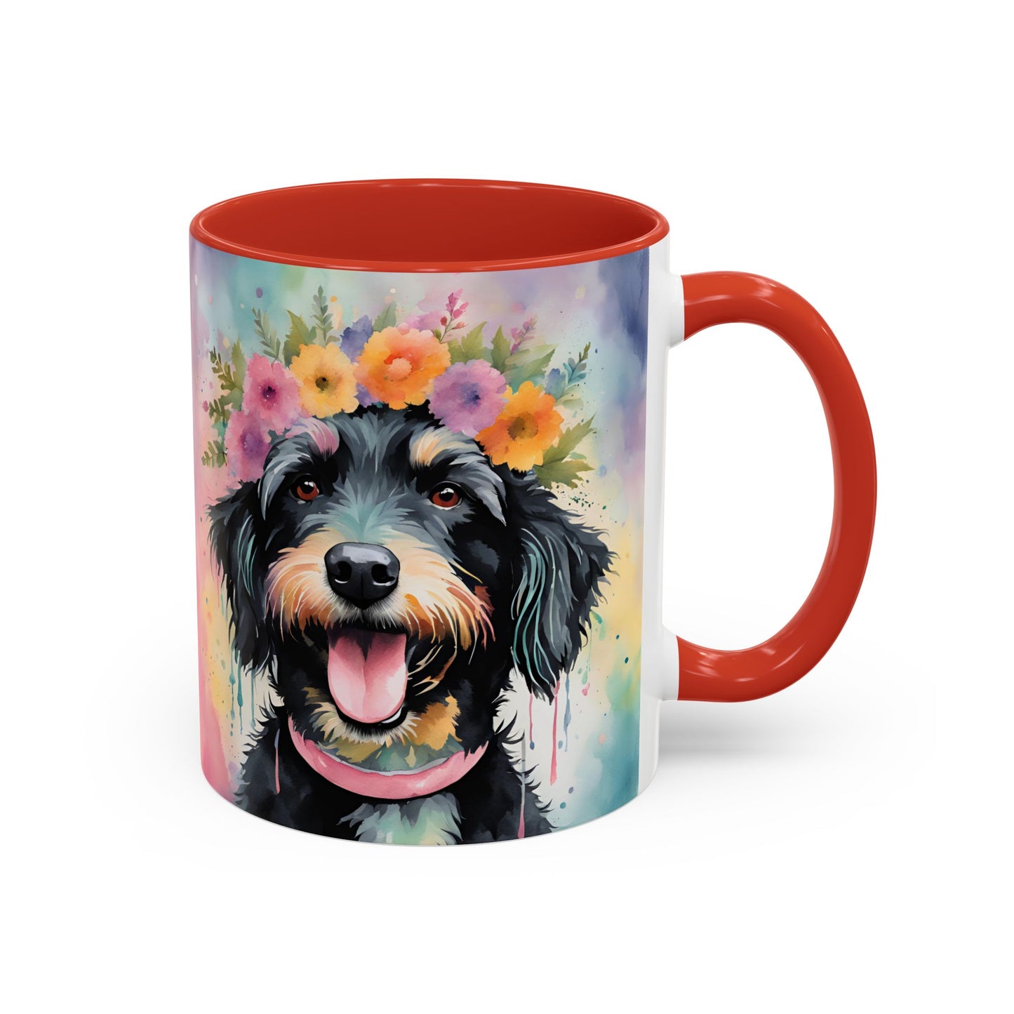 Eddy 02 Accent Coffee Mug - Dog Lover Gift