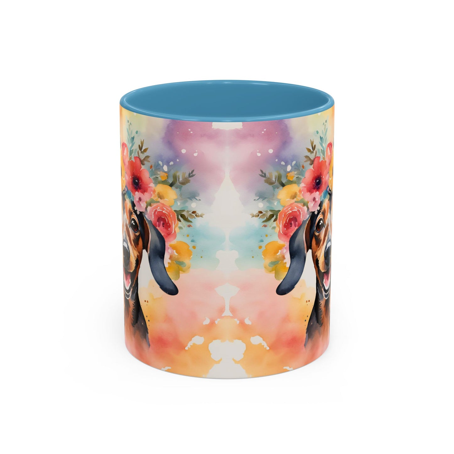 Dachshund 02 Accent Coffee Mug - Dog Lover Gift