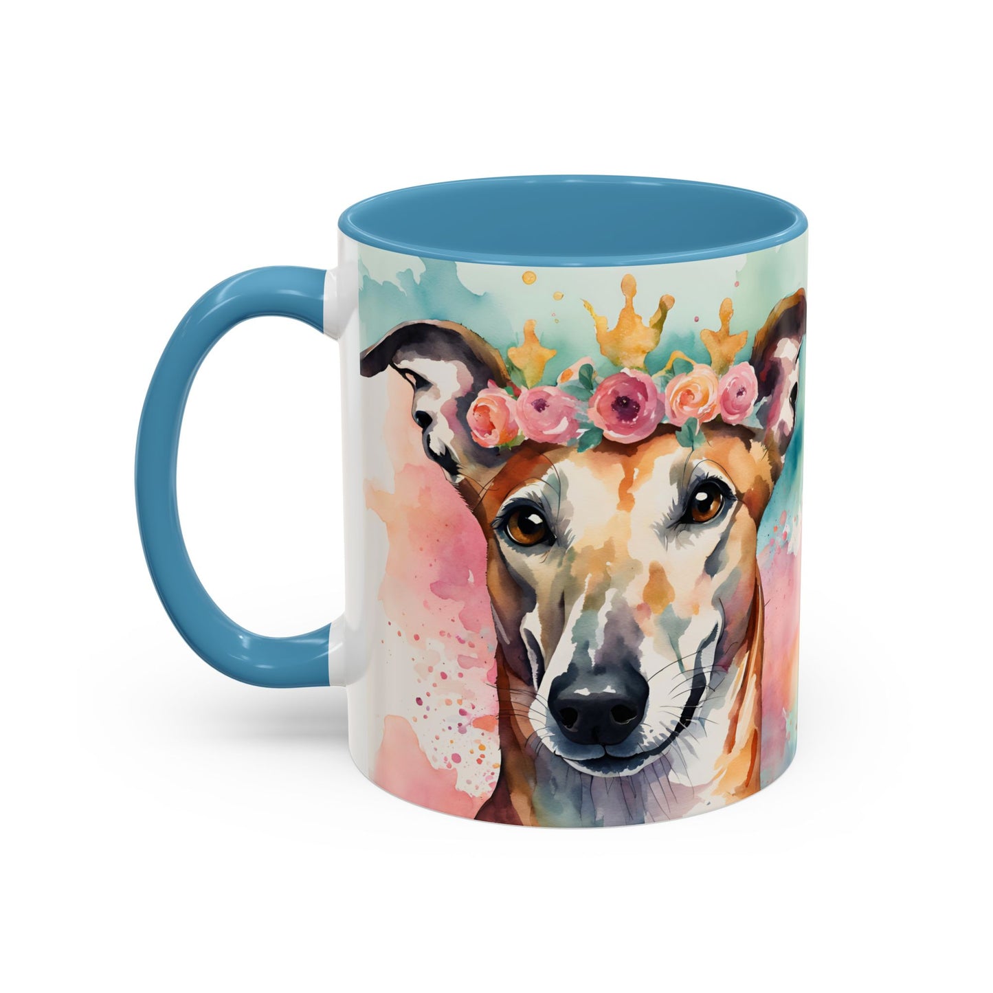 Greyhound 04 Accent Coffee Mug - Dog Lover Gift