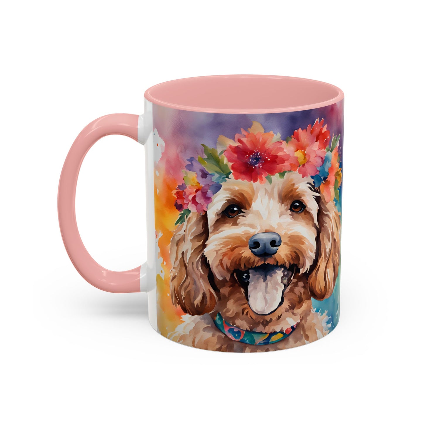 Cockapoo 05 Accent Coffee Mug - Dog Lover Gift