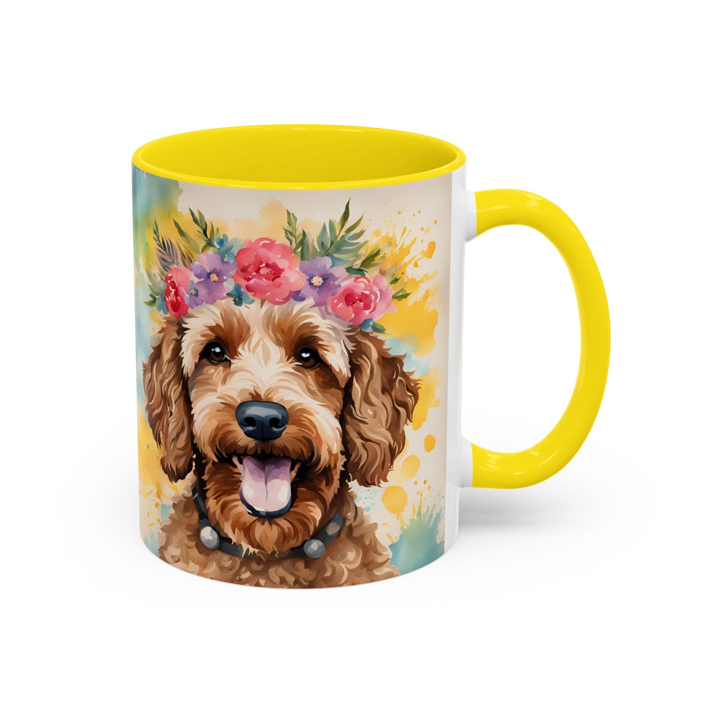 Cockapoo 04 Accent Coffee Mug - Dog Lover Gift