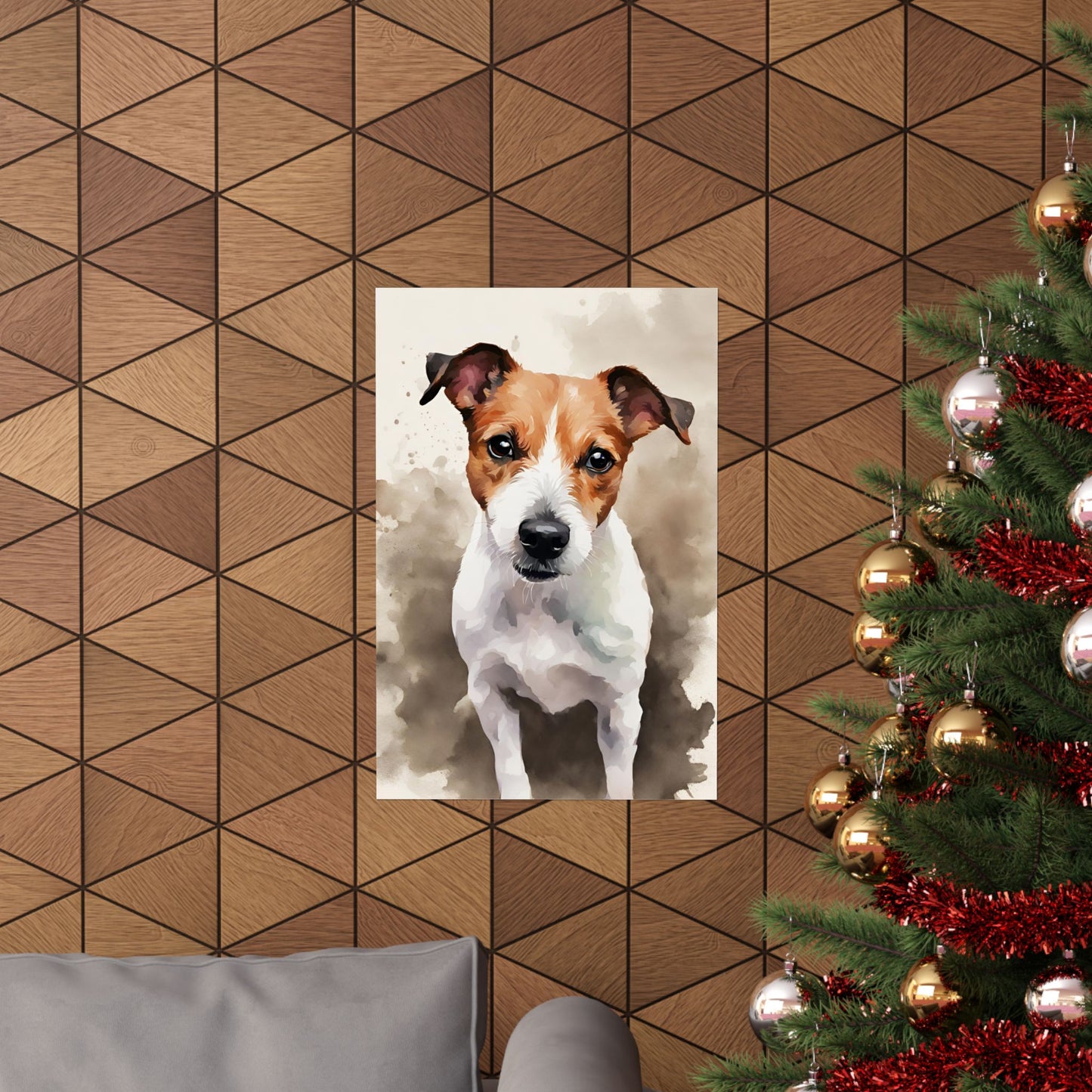 Dogs Jack Russell 03 Matte Vertical Poster