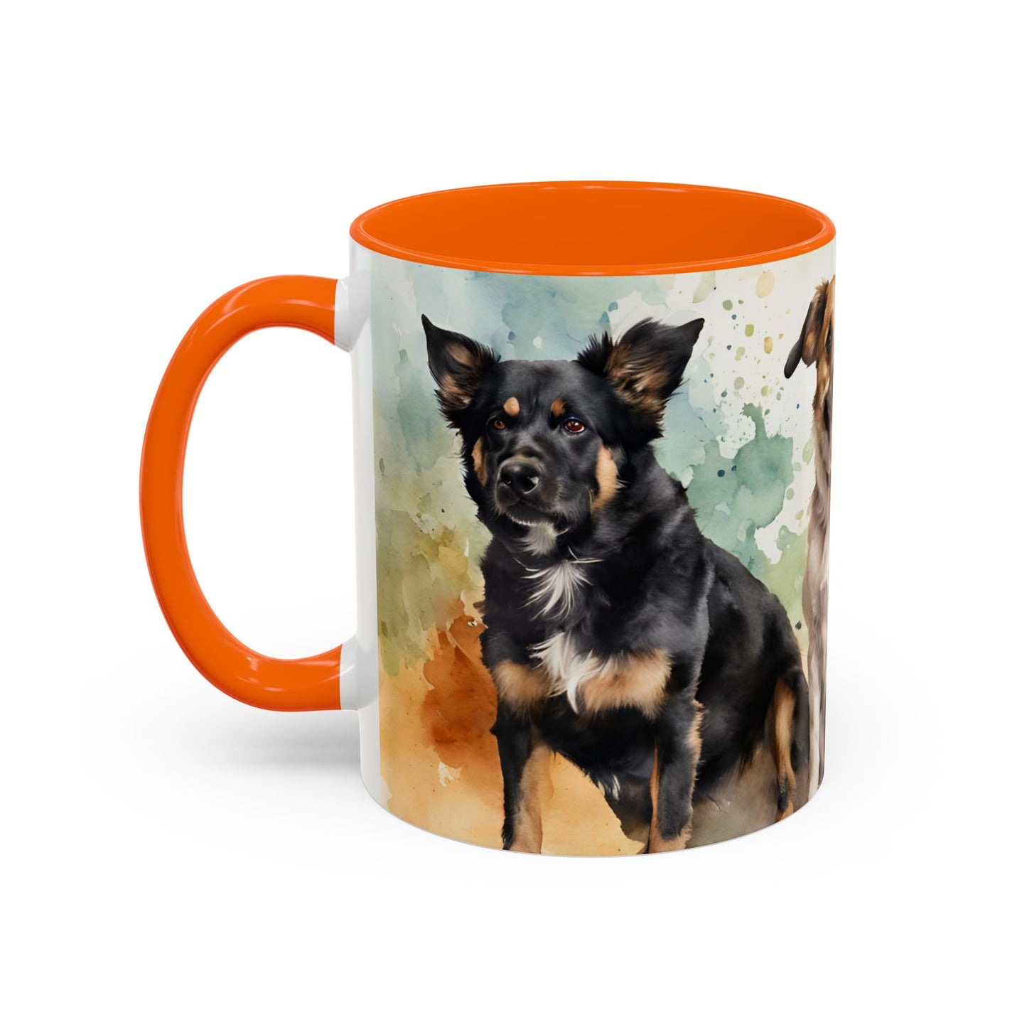 Multicoloured Doggies 06 Accent Mug 11oz