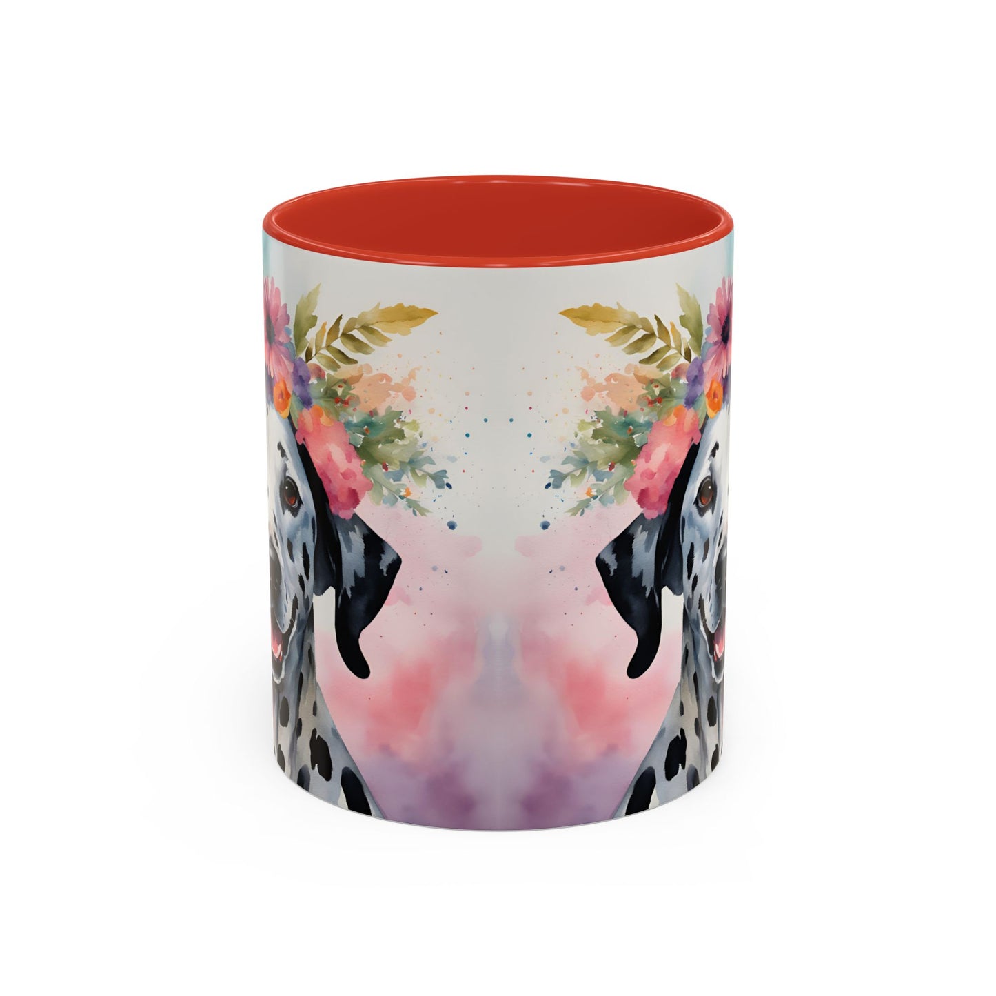 Dalmatian 03 Accent Coffee Mug - Dog Lover Gift