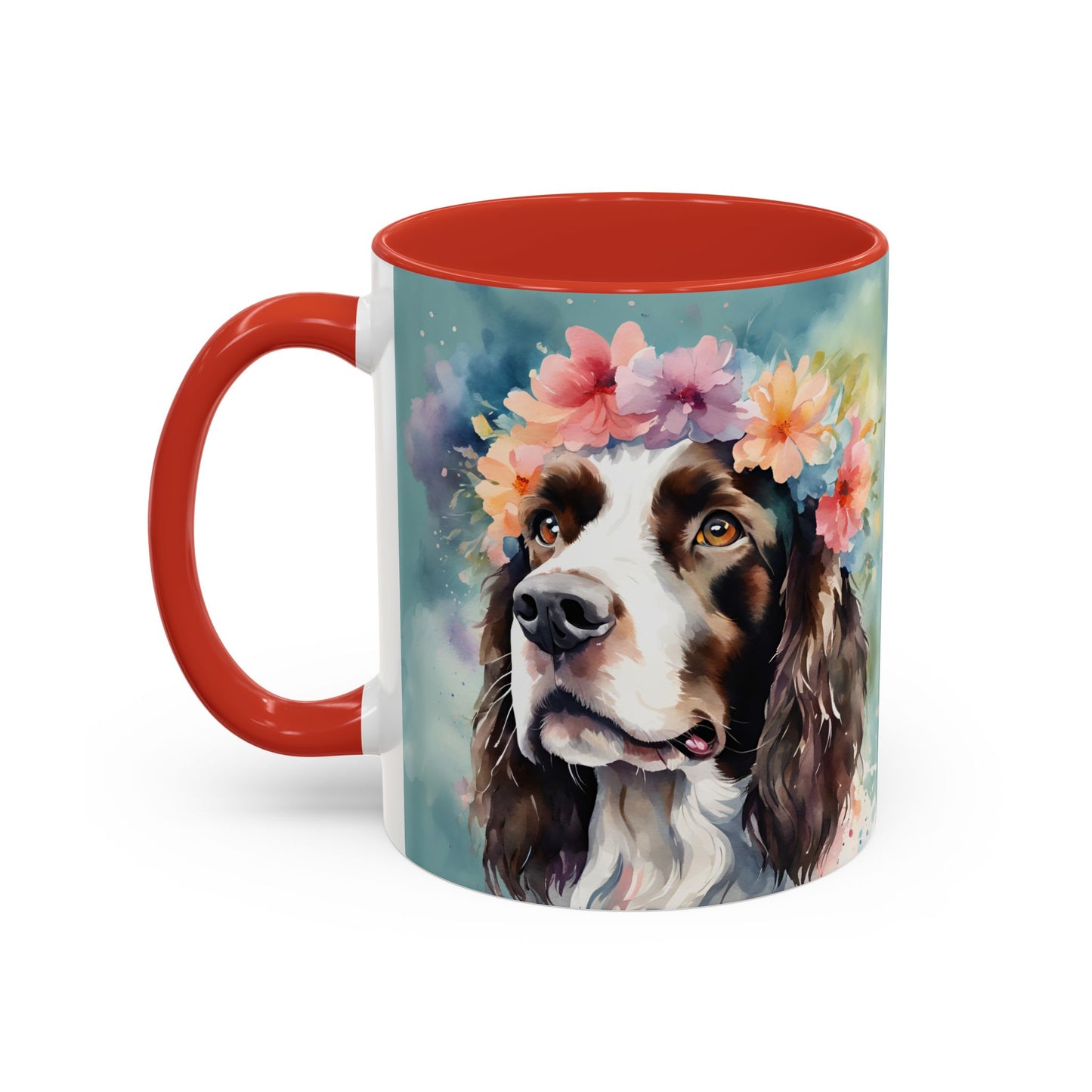 Springer Spaniel 04 Accent Coffee Mug - Dog Lover Gift