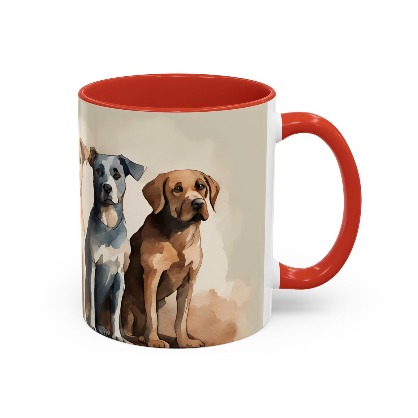 Doggies in a Row 04 Accent Mug 11oz