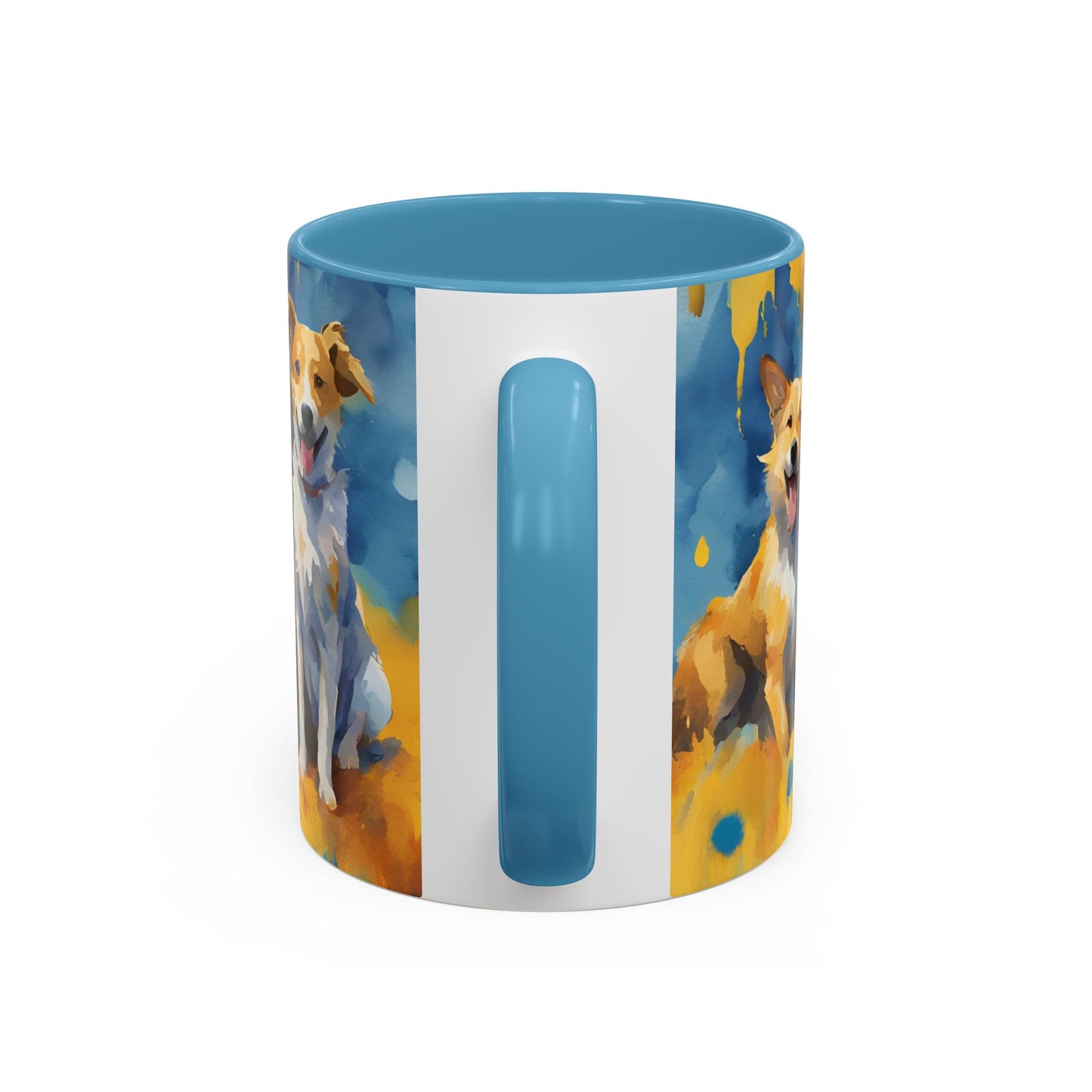 Multicolored Doggies 01 Accent Mug 11oz