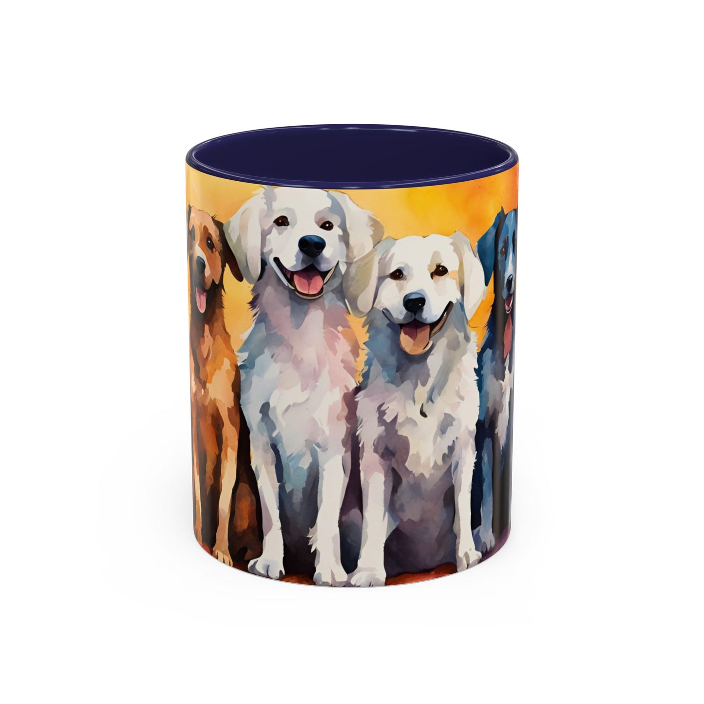 Multicoloured Doggies 07 Accent Mug 11oz