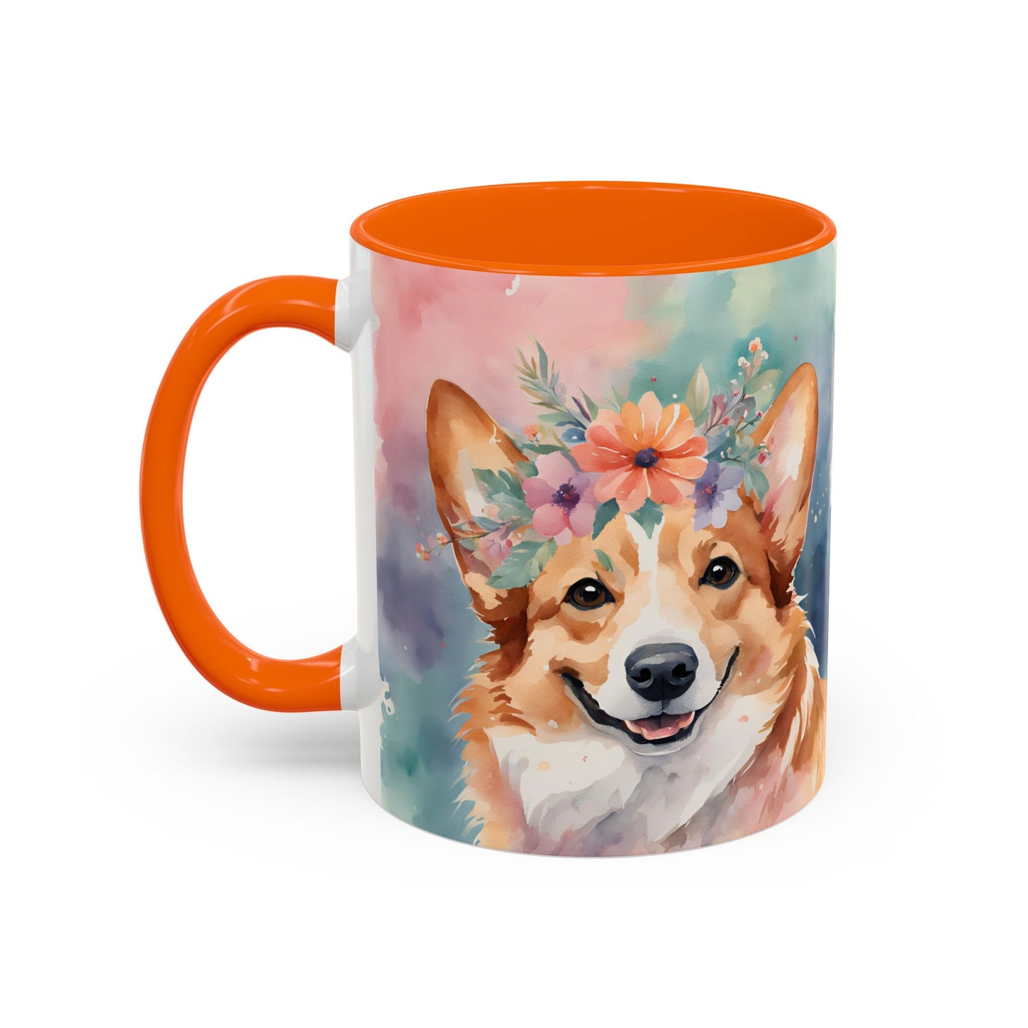 Corgi 03 Accent Coffee Mug - Dog Lover Gift