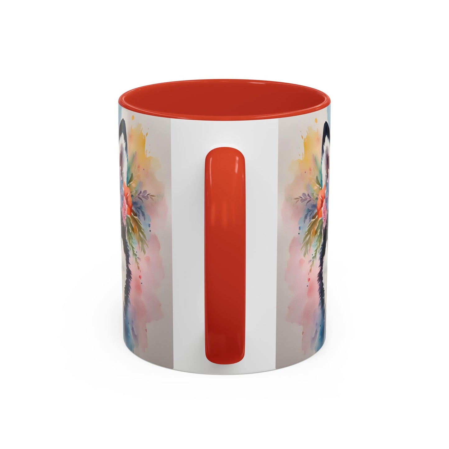 Husky 04 Accent Coffee Mug - Dog Lover Gift