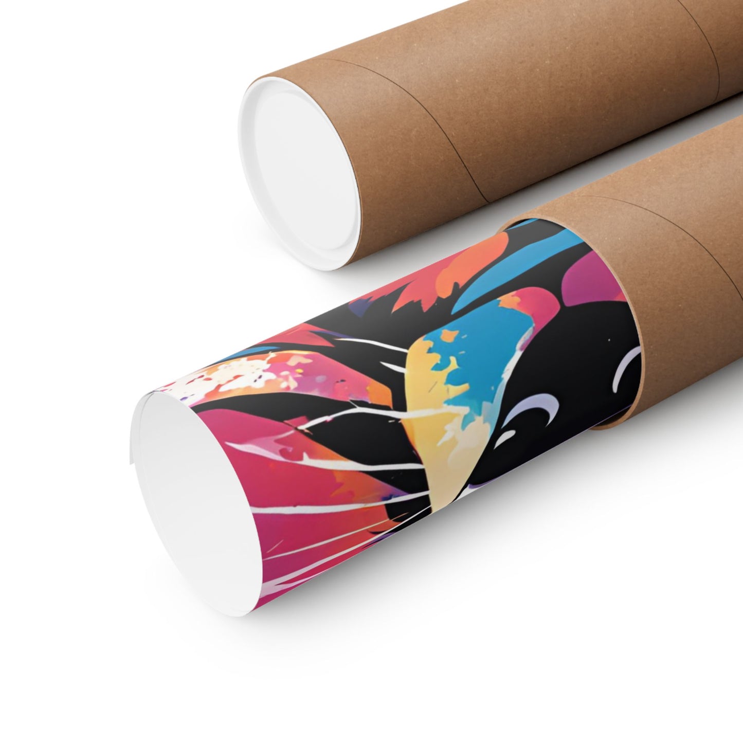 Multicolored Dachshund 02 Matte Vertical Poster
