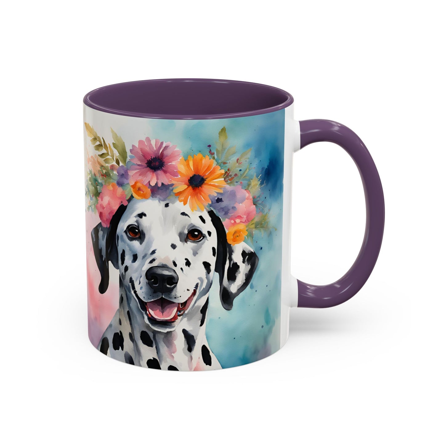 Dalmatian 03 Accent Coffee Mug - Dog Lover Gift
