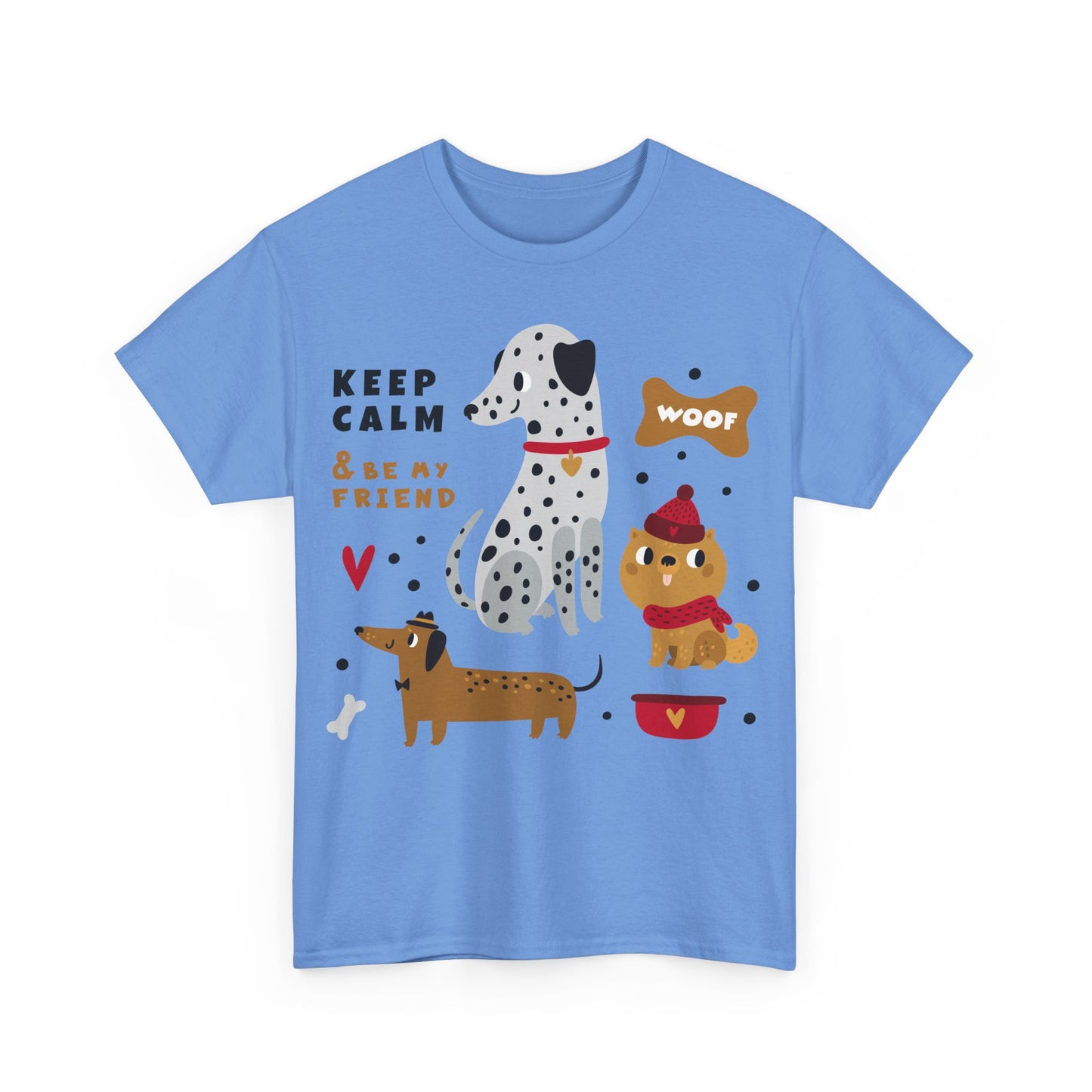 Keep Calm And Be My Friend Unisex Heavy Cotton Tee
