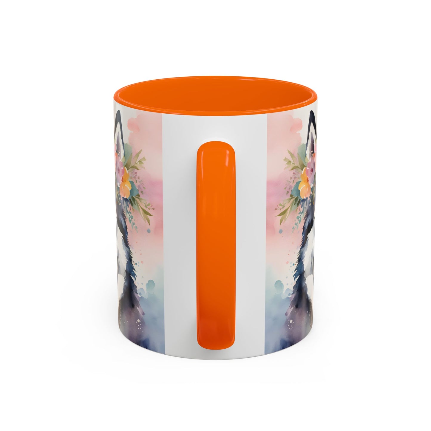 Husky 03 Accent Coffee Mug - Dog Lover Gift