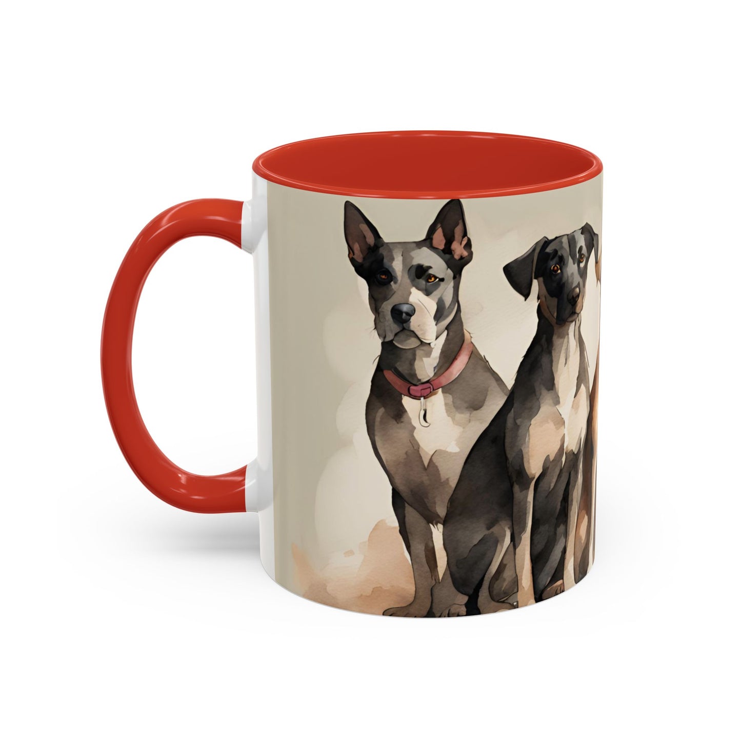 Doggies in a Row 04 Accent Mug 11oz