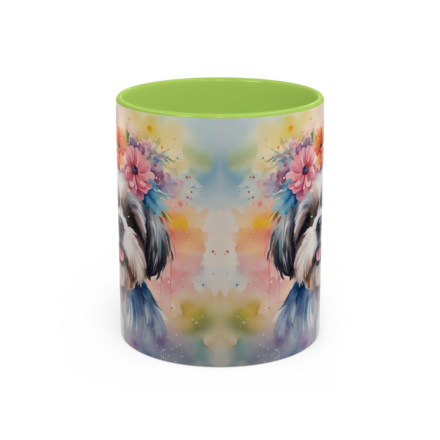 Shih Tzu 04 Accent Coffee Mug - Dog Lover Gift