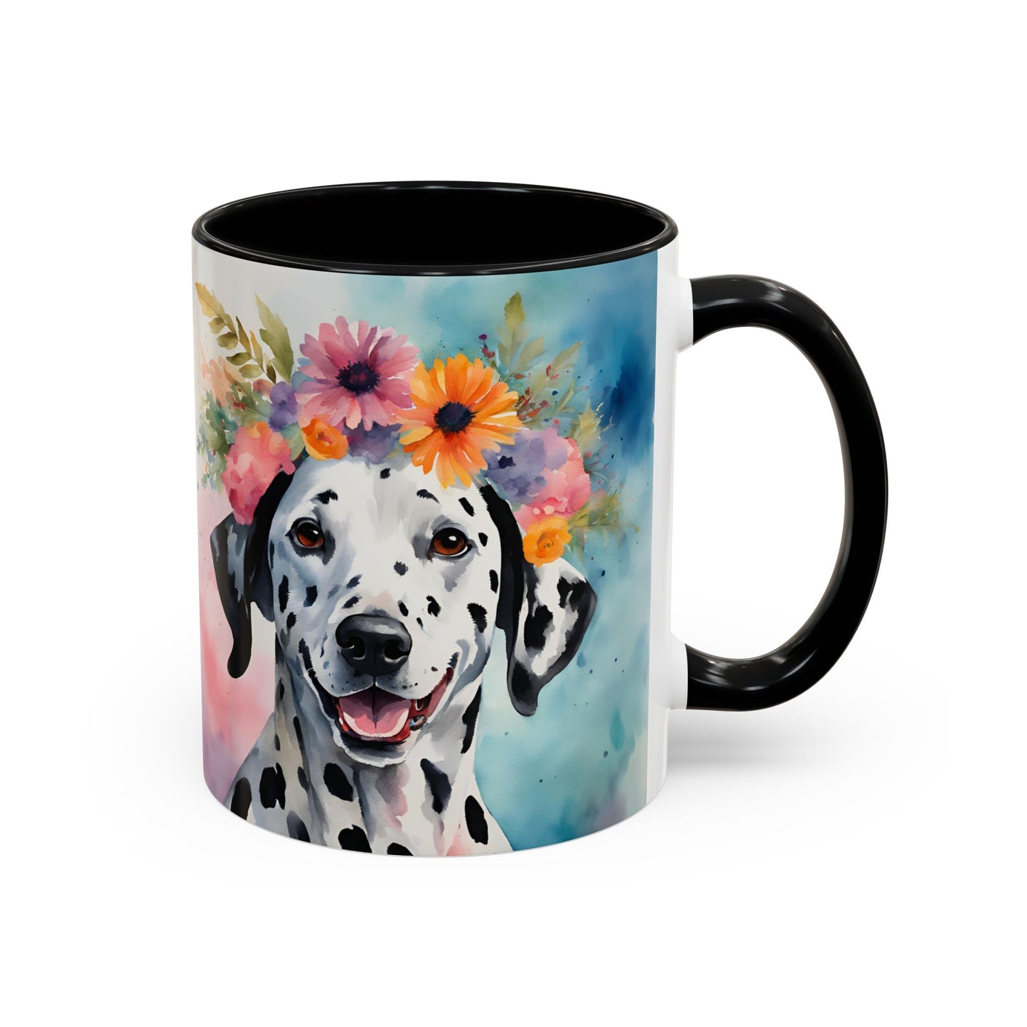 Dalmatian 03 Accent Coffee Mug - Dog Lover Gift