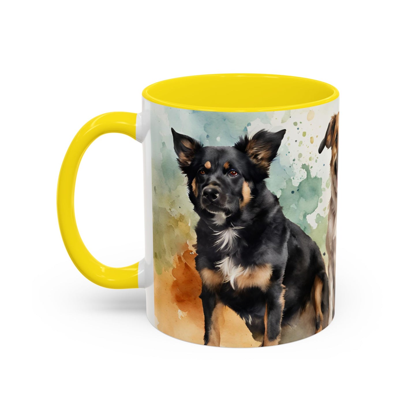 Multicoloured Doggies 06 Accent Mug 11oz