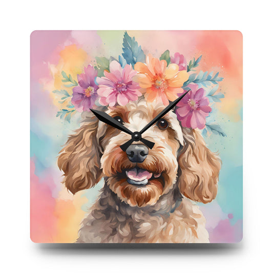 Cockapoo 03 Dog Wall Clock