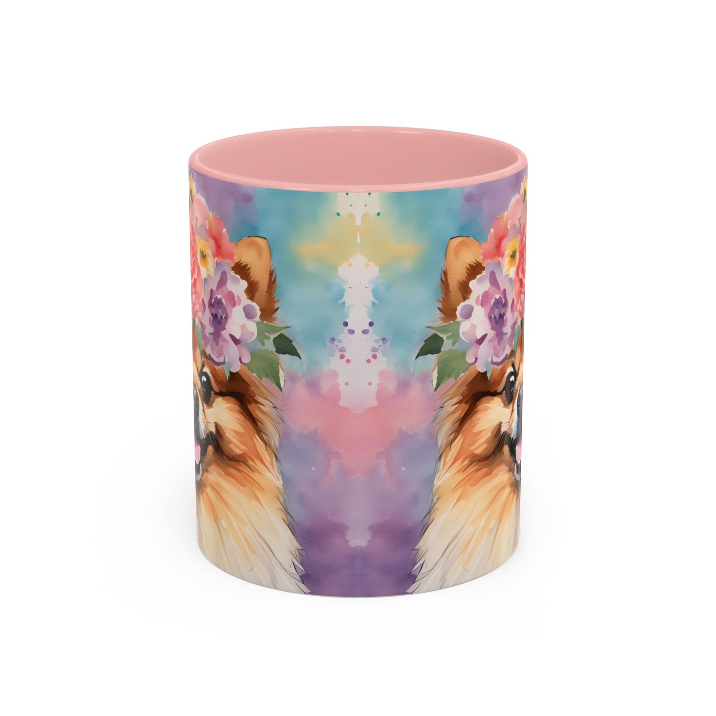 Pomeranian 01 Accent Coffee Mug - Dog Lover Gift