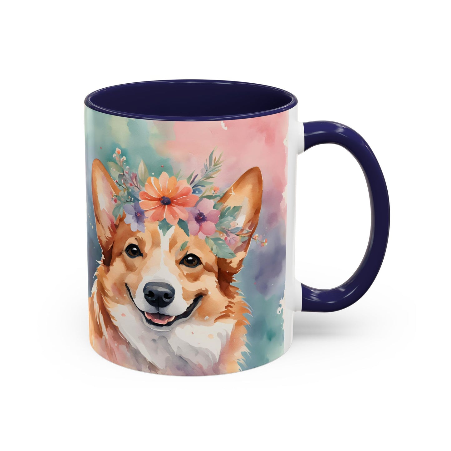 Corgi 03 Accent Coffee Mug - Dog Lover Gift