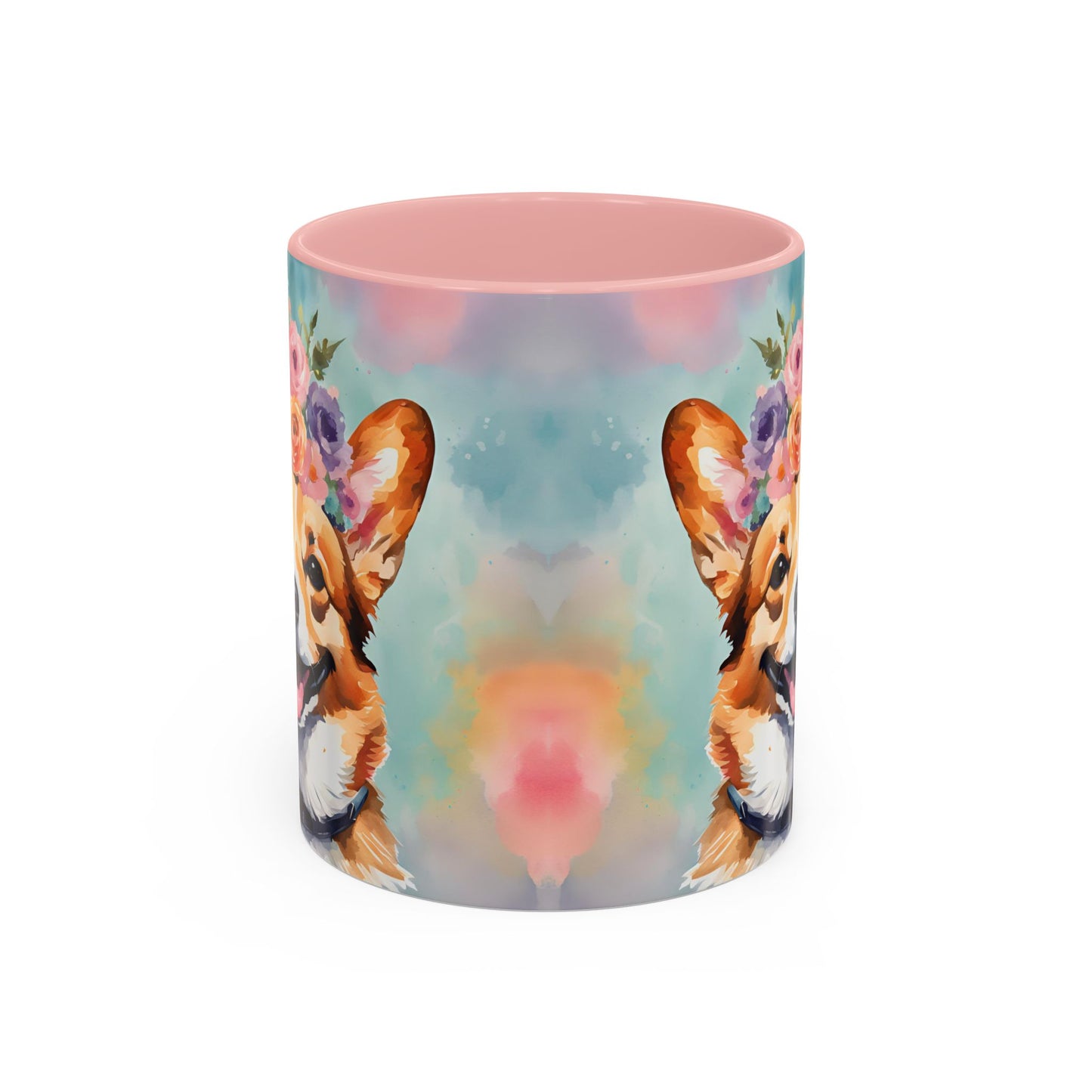 Corgi 01 Accent Coffee Mug - Dog Lover Gift