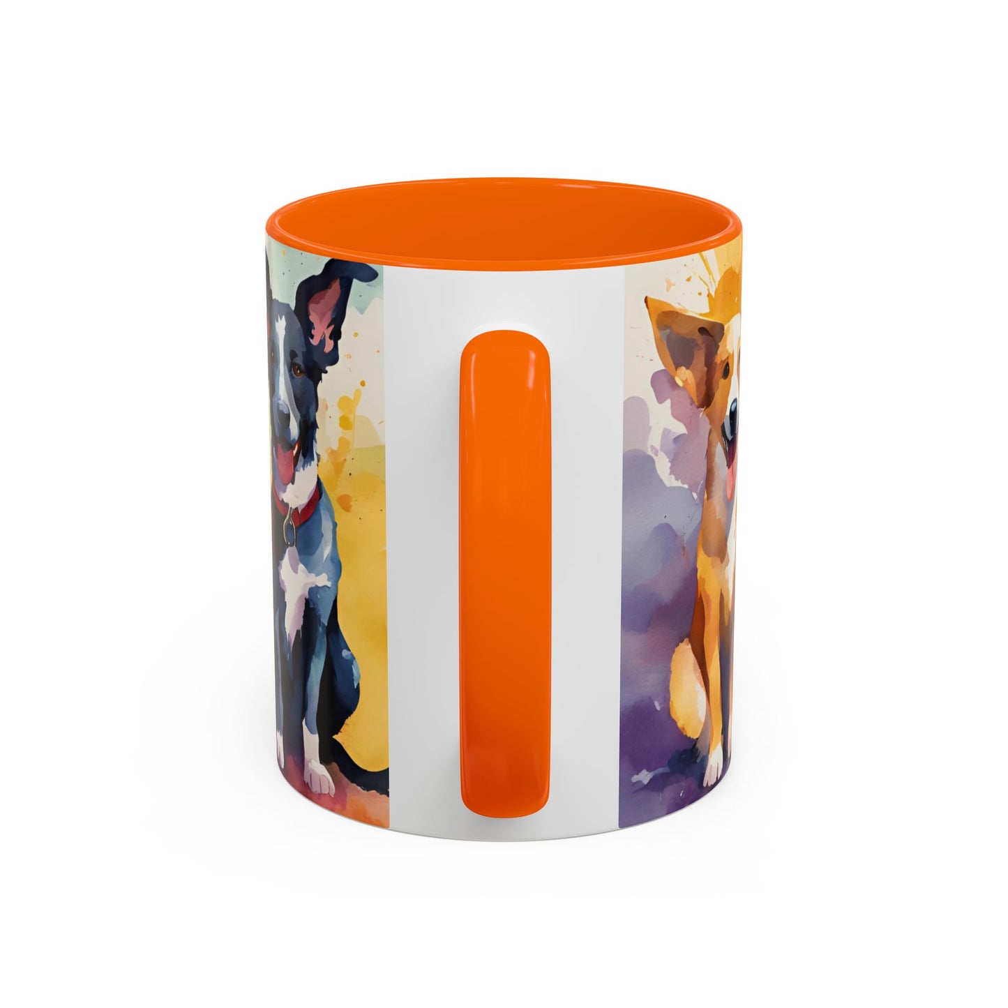 Multicoloured Doggies 11 Accent Mug 11oz