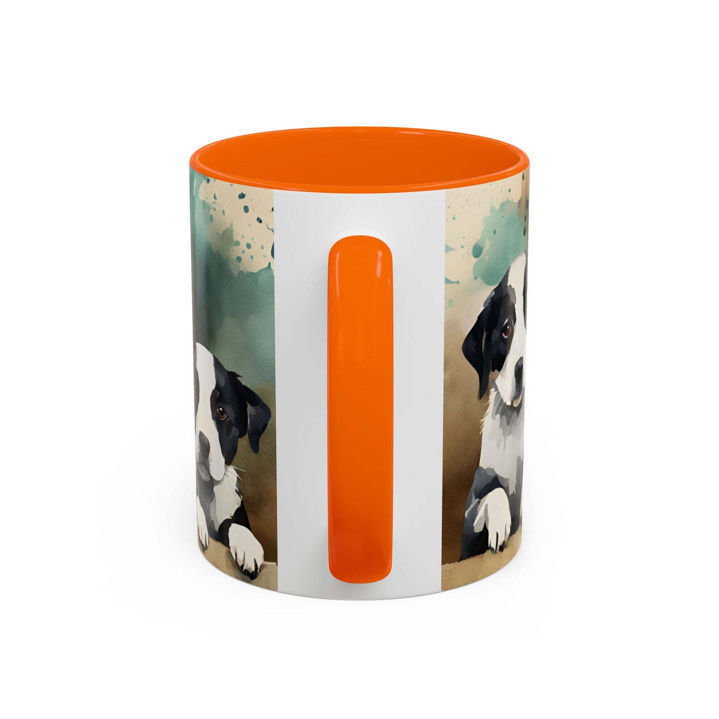 Multicoloured Doggies 12 Accent Mug 11oz