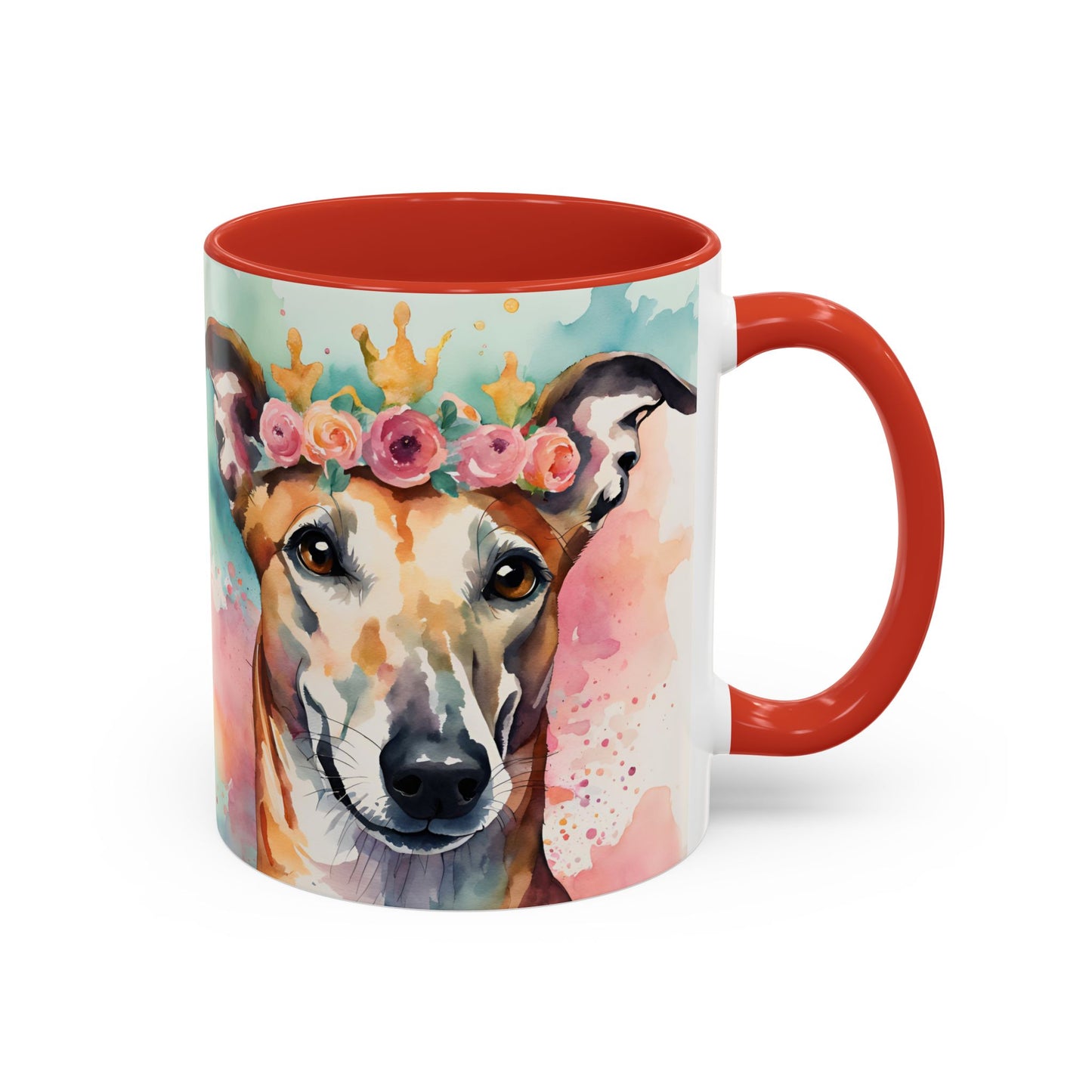 Greyhound 04 Accent Coffee Mug - Dog Lover Gift