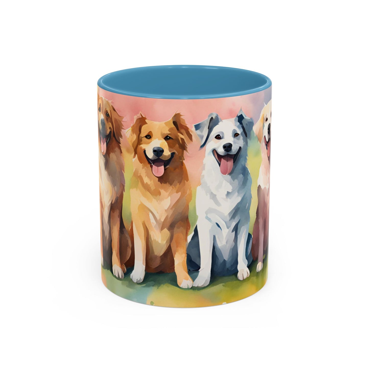 Multicoloured Doggies 08 Accent Mug 11oz