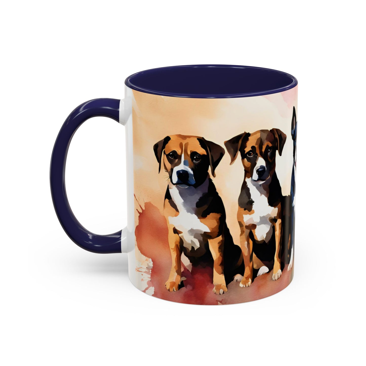 Multicoloured Doggies 04 Accent Mug 11oz