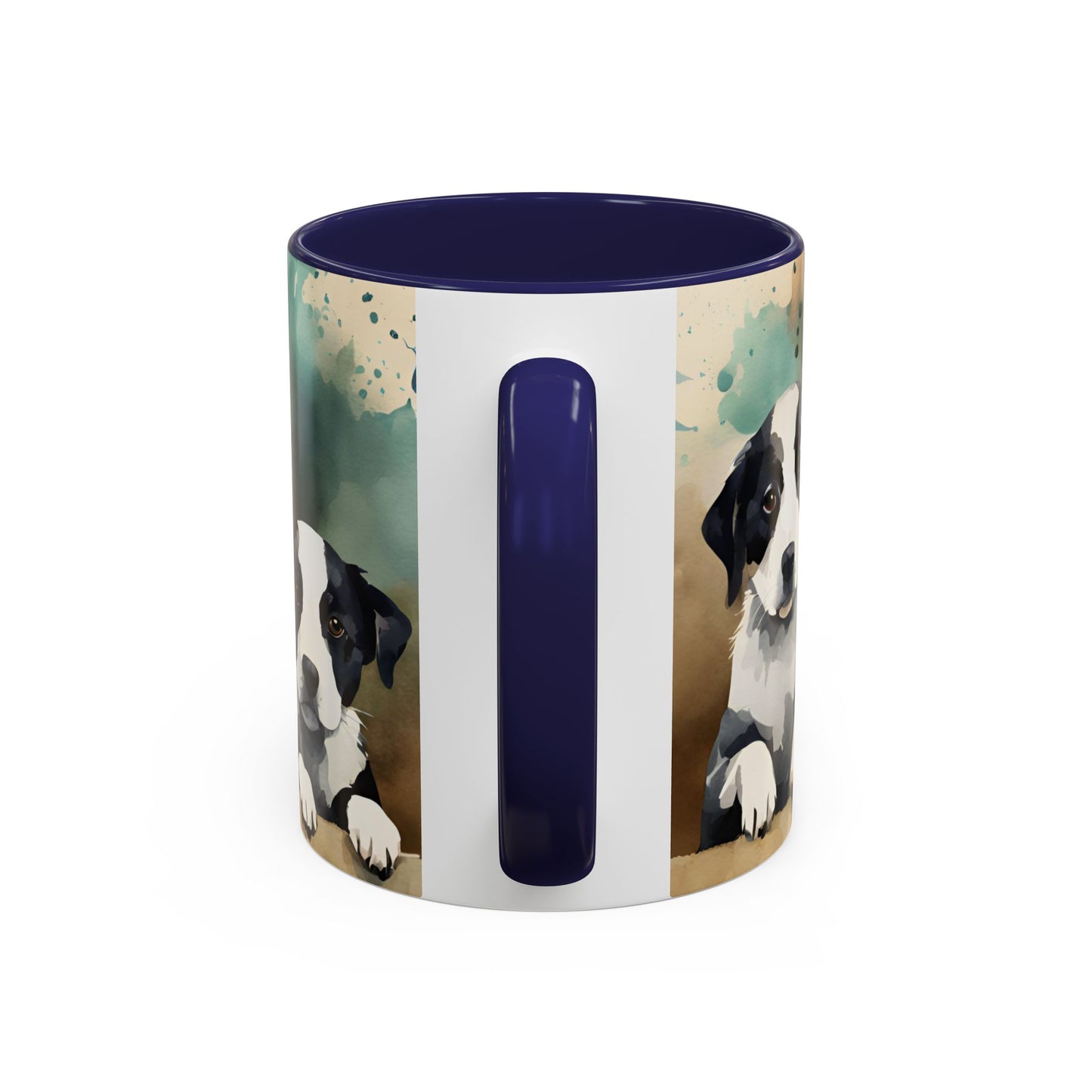 Multicoloured Doggies 12 Accent Mug 11oz