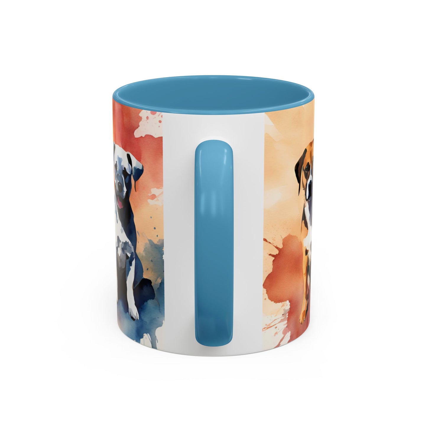 Multicoloured Doggies 04 Accent Mug 11oz