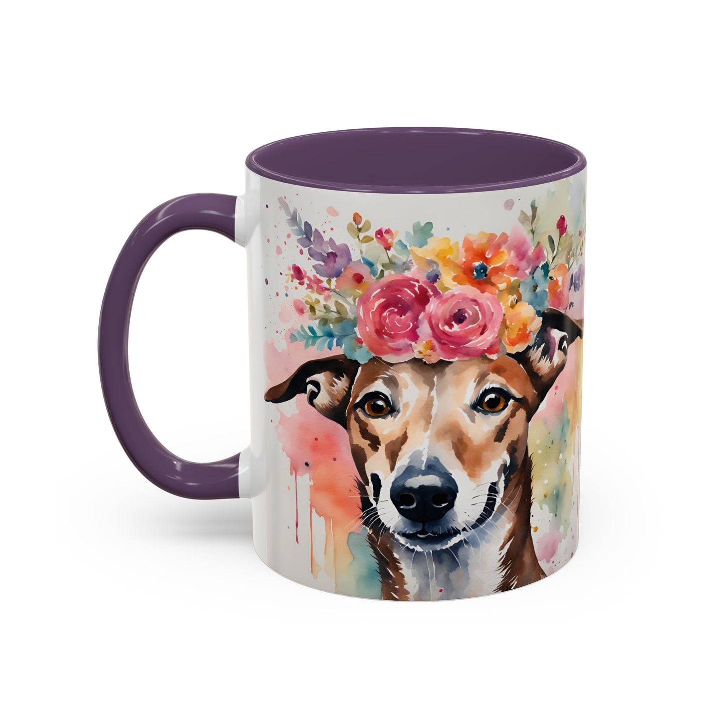 Greyhound 01 Accent Coffee Mug - Dog Lover Gift