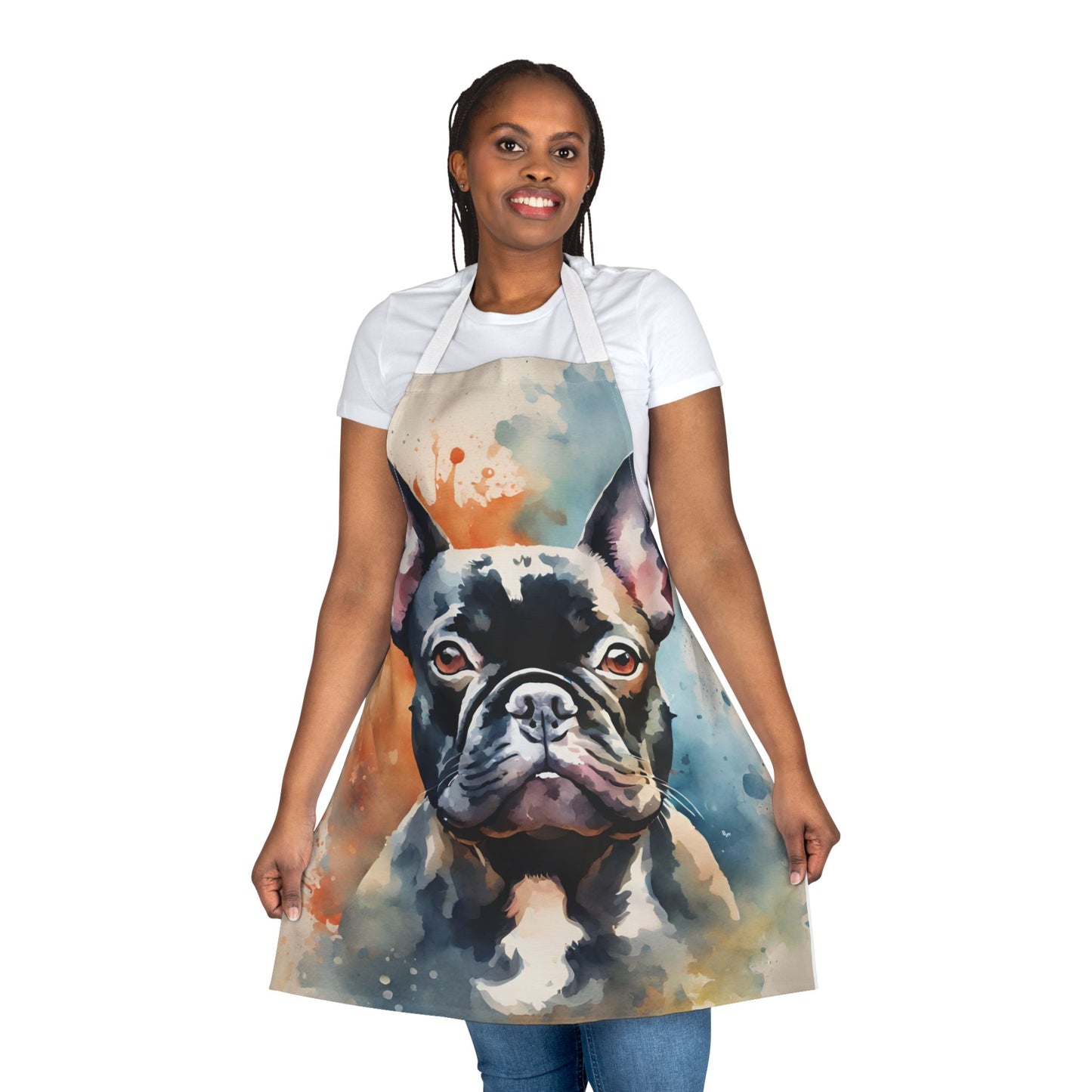 Little Frenchie Adult Apron (AOP)